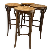 Set of 4 vintage bar stools