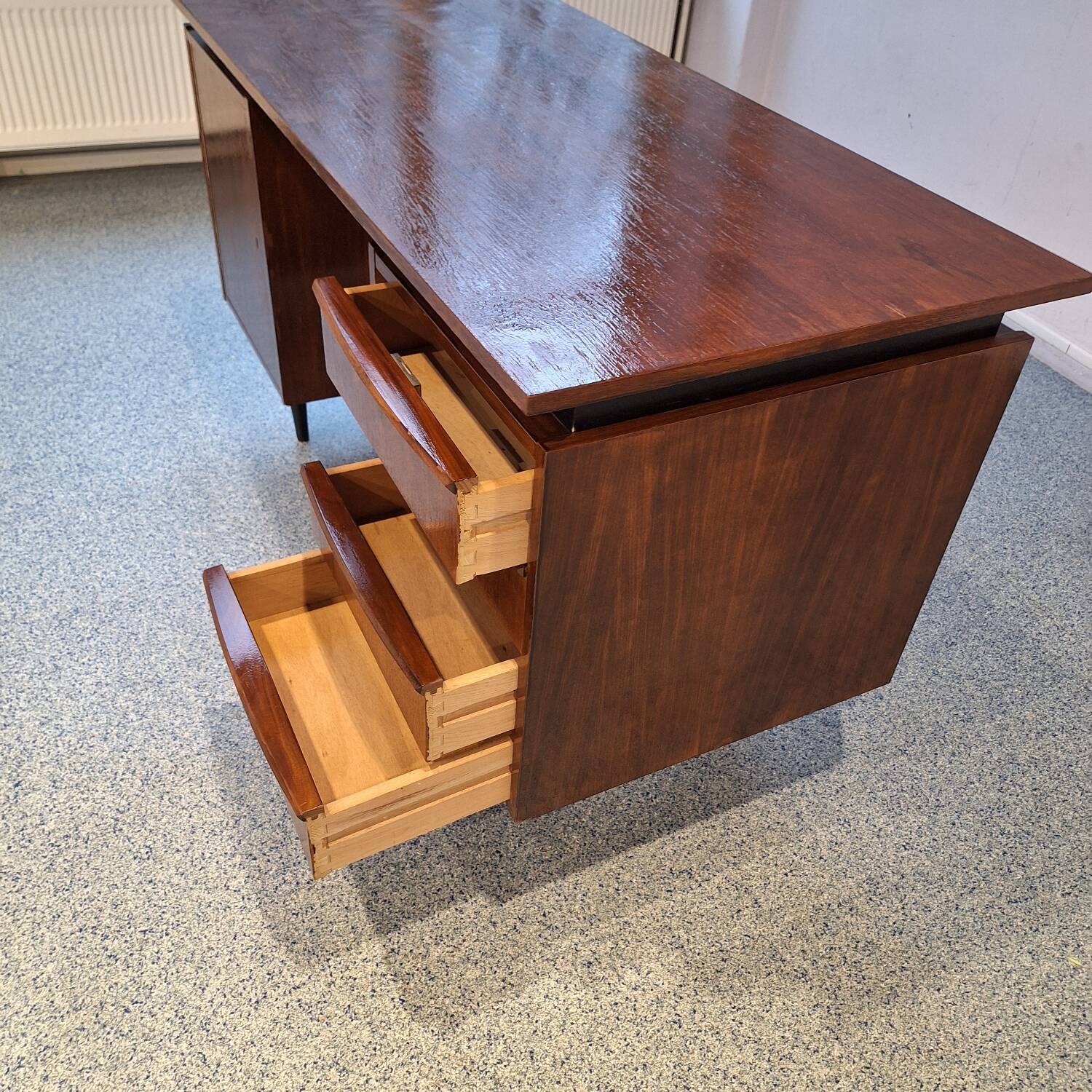 Teak desk by Cees Braakman for Pastoe from the 1960s