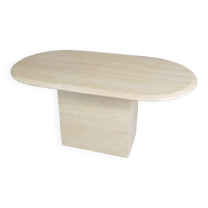 Table basse en travertin - plateau