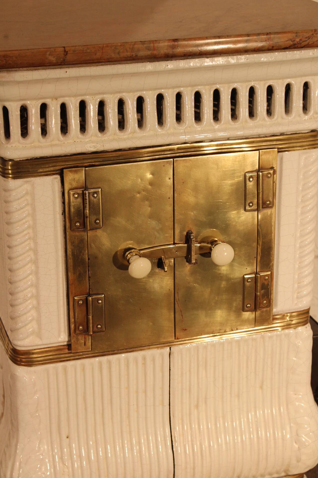19th-century faience stove