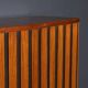 MID 20thC ITALIAN STRIPED WOODEN BUFFET BY PAOLO BUFFA c.1950