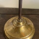 Lampe de notaire réglable Tulipe verre marmoréen 1900
