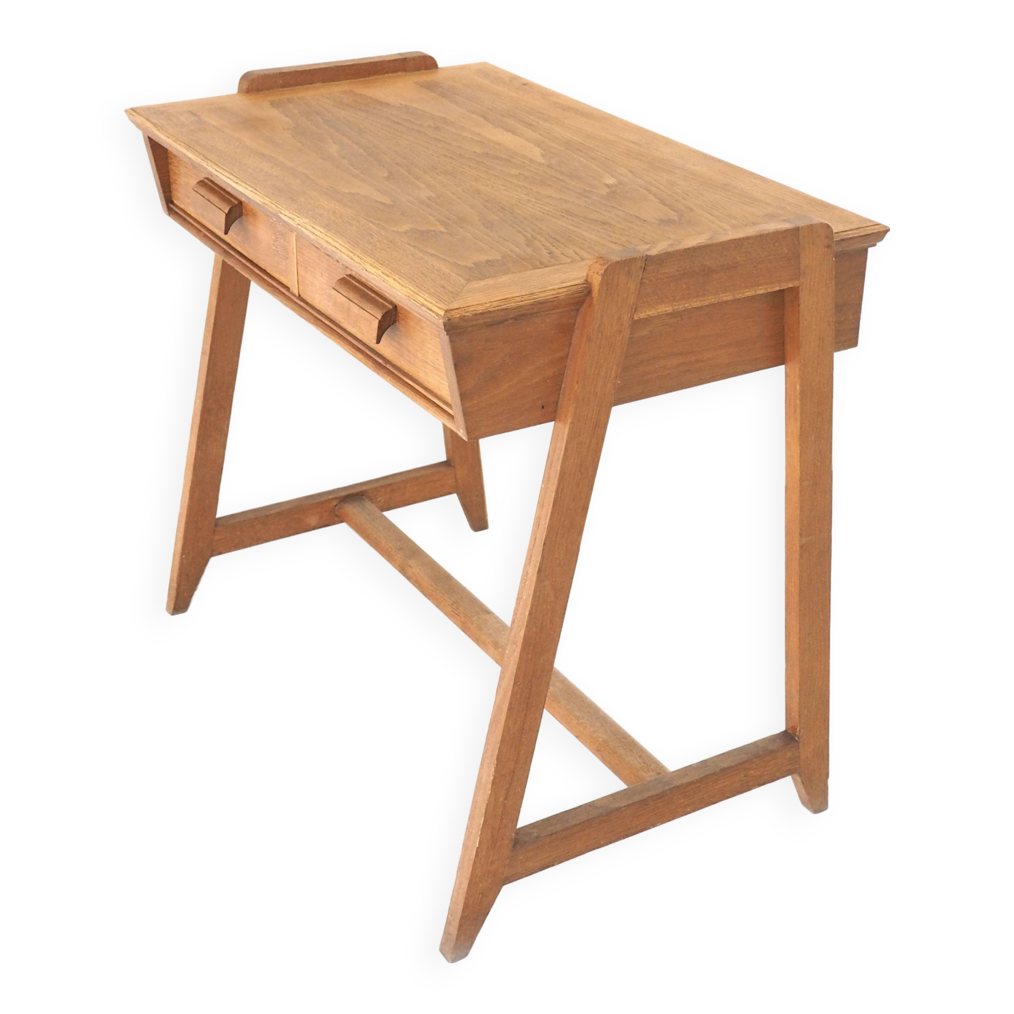 Bureau en chêne midcentury