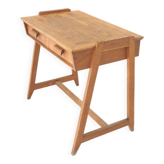Midcentury oak desk