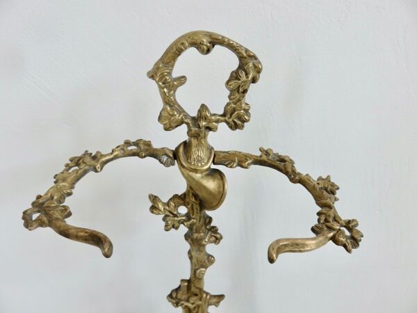 Porte parapluie porte canne art déco en bronze