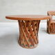 Set of Mid-Century Art Populaire Dining Chair and Table Set