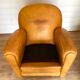 Authentic Club Lounge Set (Sofa + 1 Armchair) in Basane Leather
