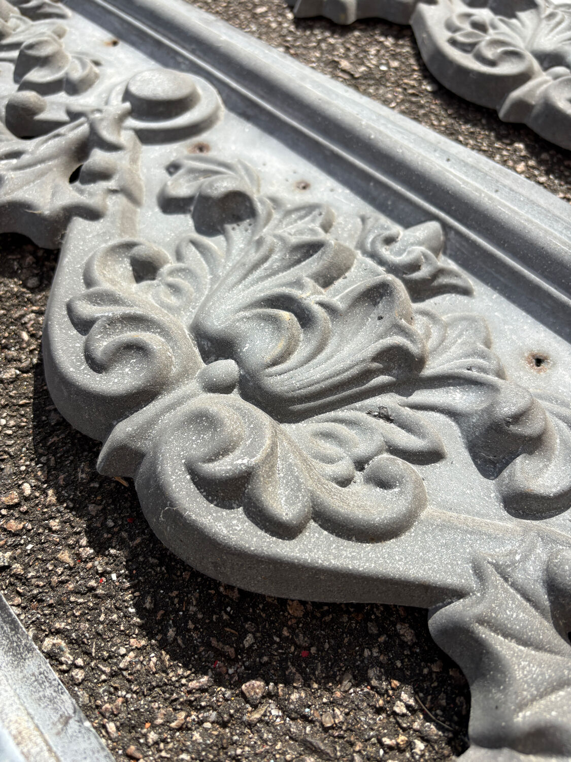 Zinc roof flashing