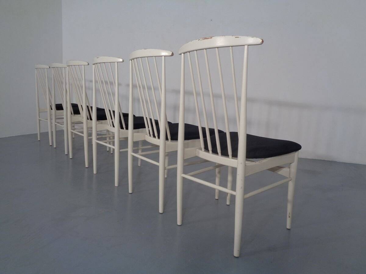 Dining chairs, 1960s, set of 6
