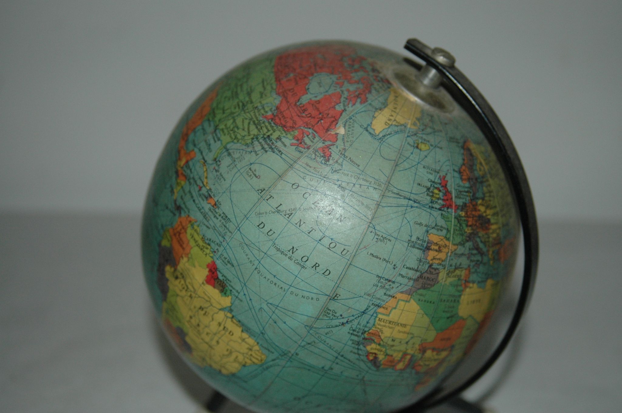 Globe terrestre mappemonde George Philip London 1962  Taride design 60's