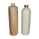 2 bouteilles bouillottes en grès vernissé de couleurs naturelles