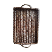 Rectangular rattan tray