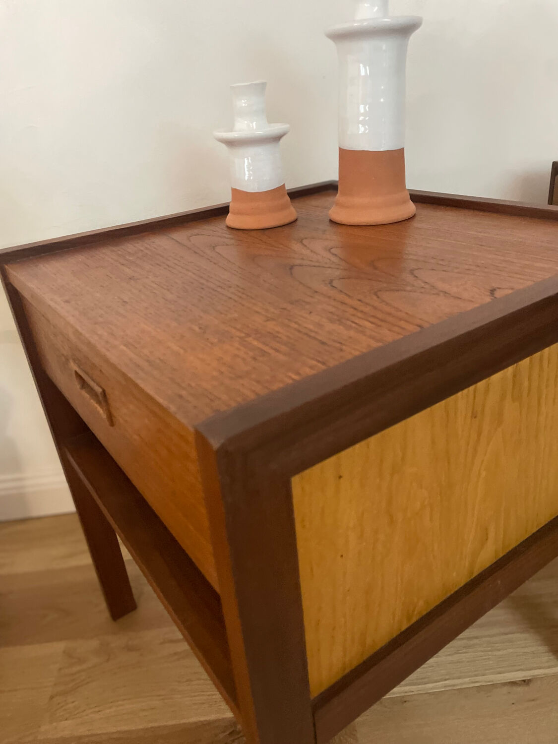 Vintage teak bedside tables – Gillis Lundgren “System” – IKEA 1960