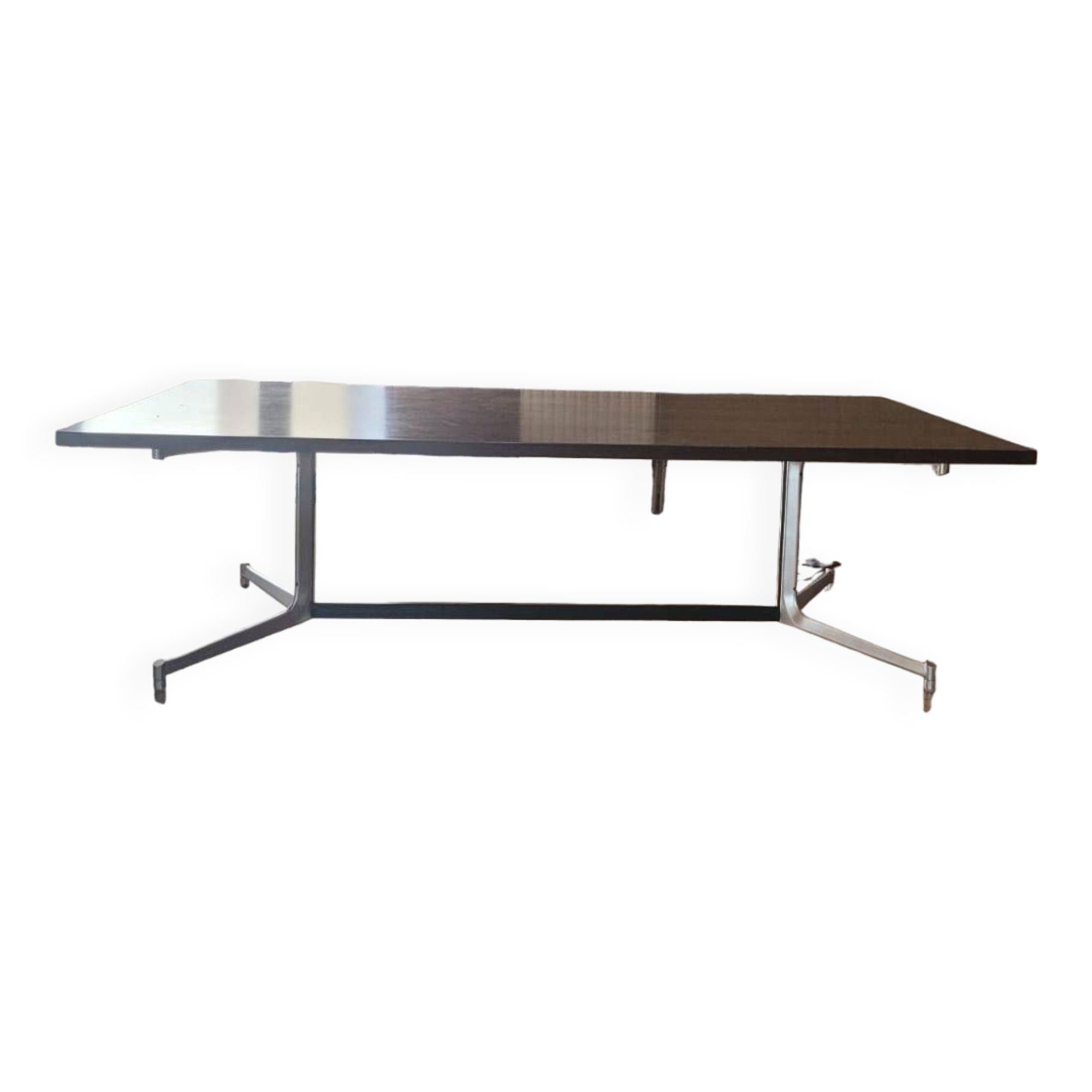 very large Table or desk by Preben Fabricius & Jørgen Kastholm for Kill International, 1960s