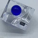 Daum France 🇫🇷 blue ball ashtray / pocket emptier