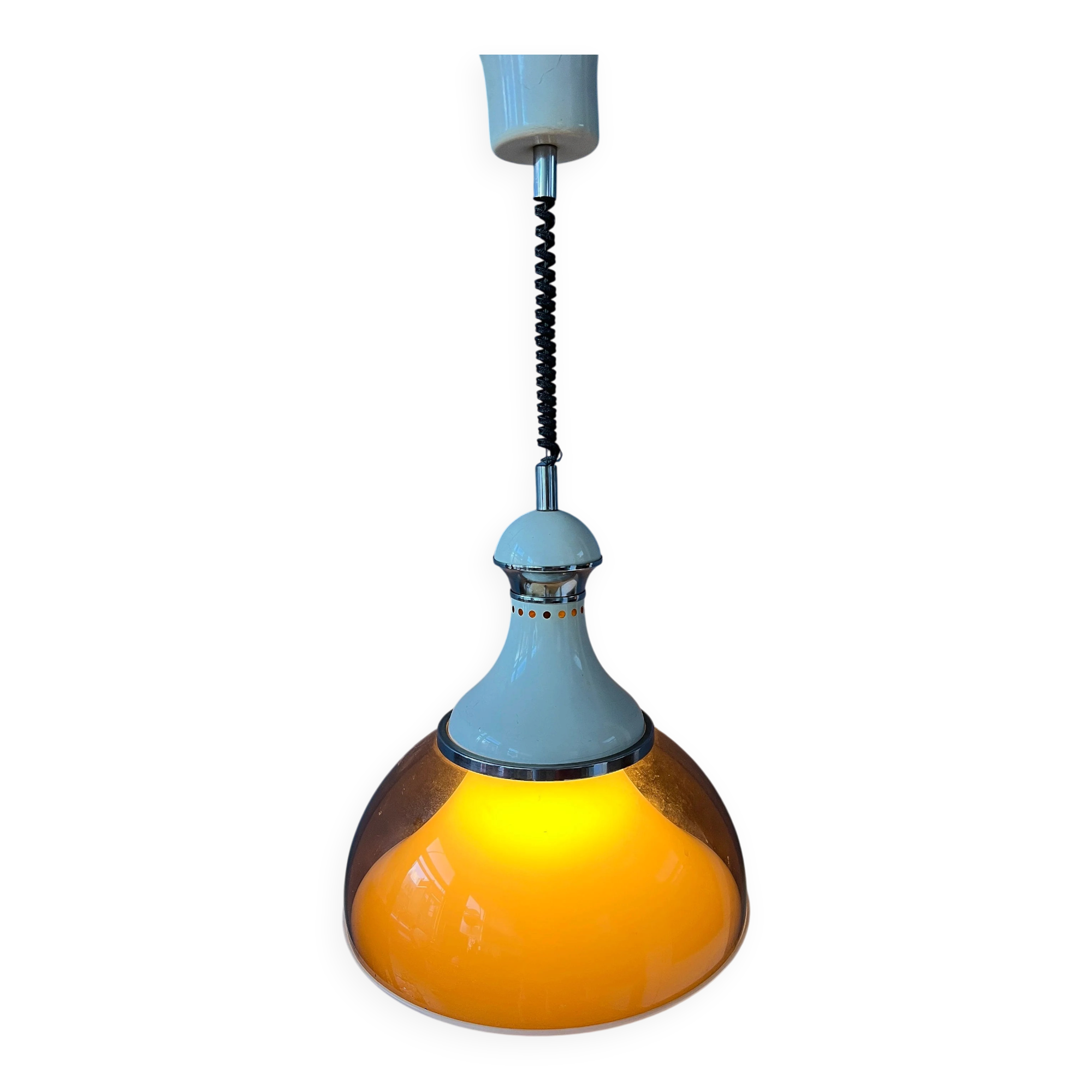 Suspension vintage Stilux Milano Space Age
