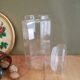 Large octagonal hermetic jar luminarc France vintage
