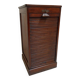 Antique filing cabinet with roller shutter