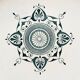 Creil & Montereau round ironstone platter "Admiral" D28.5cm