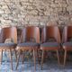 Set 4 chaises TON 515 en hêtre par Oswald Haerdtl 1955