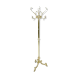 Gold metal coat rack baroque style