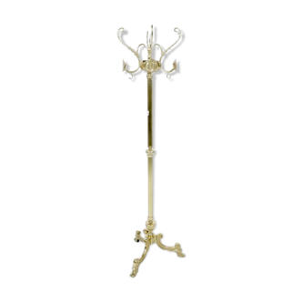 Gold metal coat rack baroque style