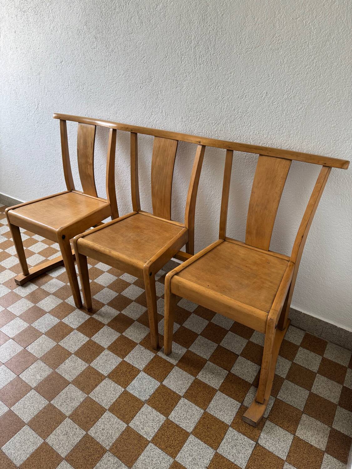 Banc d’église années 60