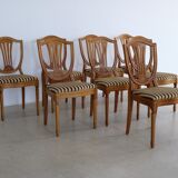 Set of 8 vintage dining chairs