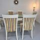 6 chaises design thonet gebruder laquage craquelé années 80 vintage