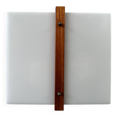 Vintage wall lamp – teak and plexiglass – RAAK