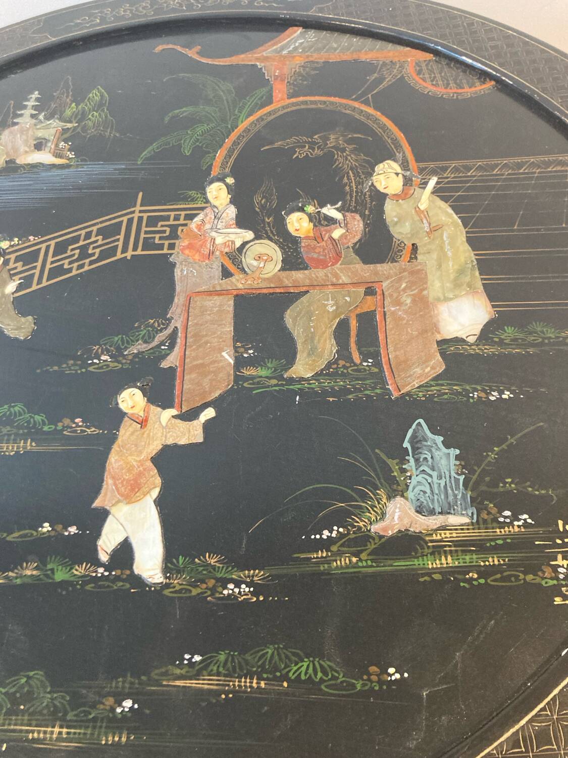 Lacquered Chinese coffee table