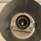 Spring Andrea Lazzari grey stainless spring lamp for Morosini 1970