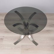 VINTAGE 1960S METAL AND GLASS COFFEE TABLE, ITALIAN DESIGN