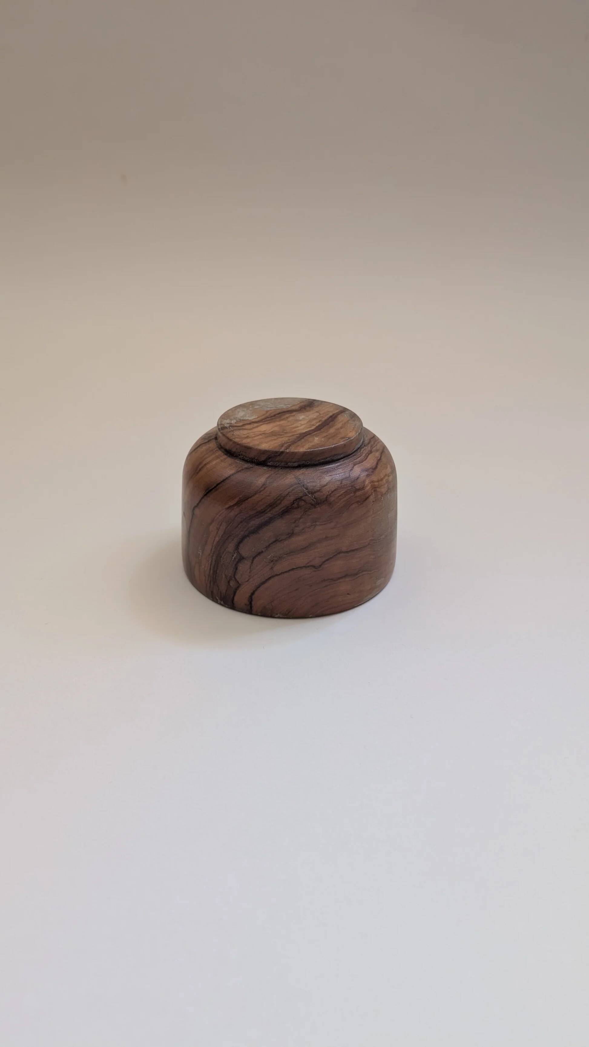 Olive wood bowl