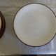 set of 12 flat plates in glazed earthenware Siena by KMK Scandinavia 1965