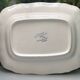 Rectangular dish with gadroons stamped Sarreguemines France, Chambord model