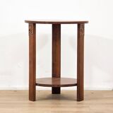 Side table / accent table in carved wood – Art Deco 1930