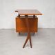 Scandinavian desk "Boomerang" feet compass 60s