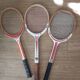 Serie de 3 raquettes de tennis vintage