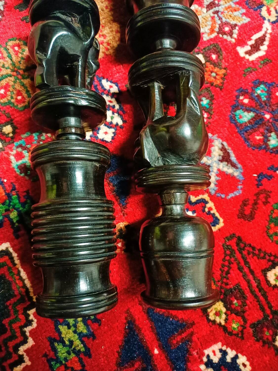 Ebony candlesticks