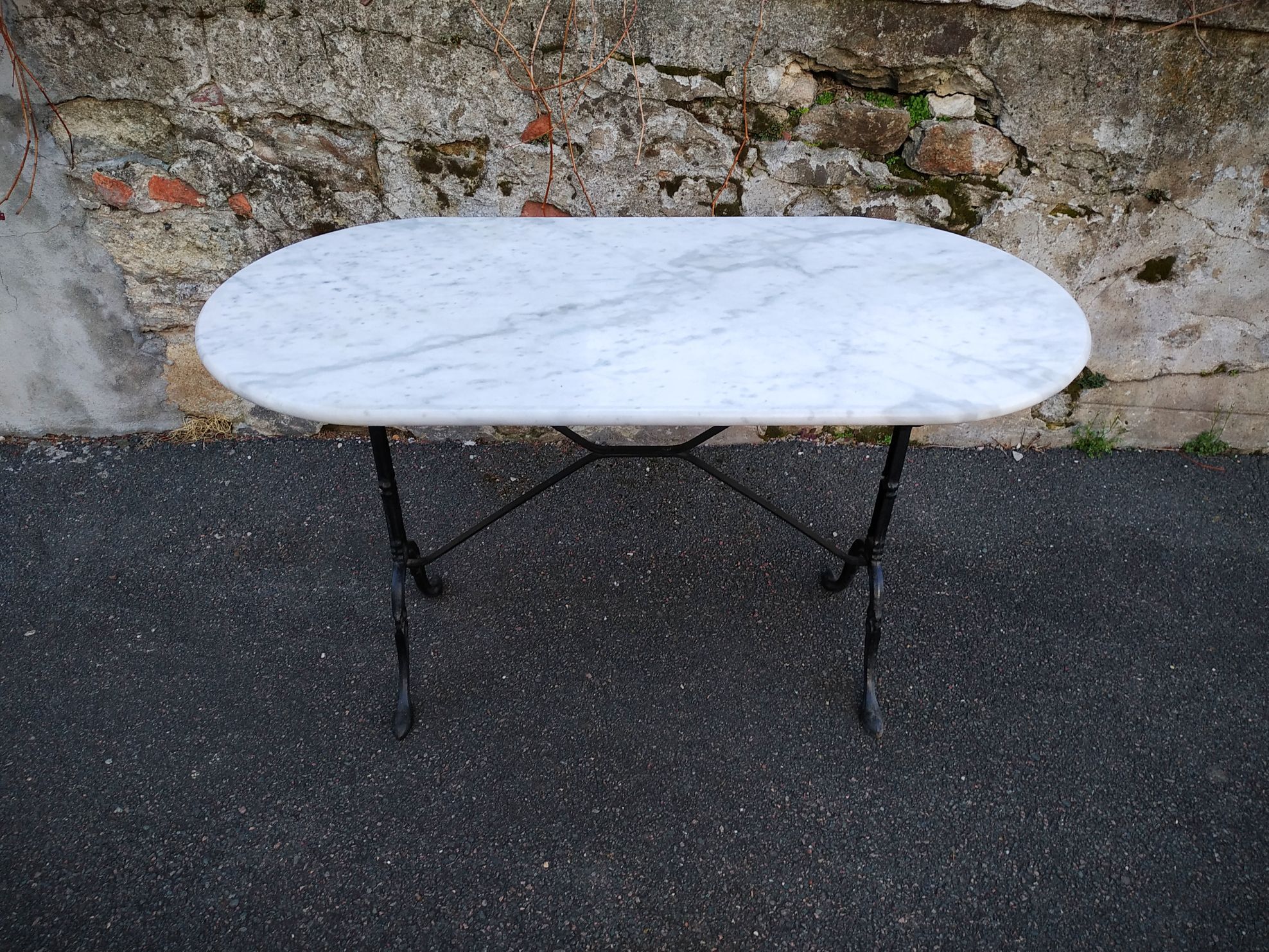 Marble bistro table
