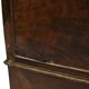 Grande commode antique anglaise bow front 1860 placage d'acajou 106cm