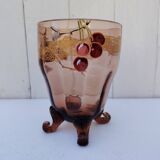 Cerise service with Legras brandy, Art Nouveau, Montjoye