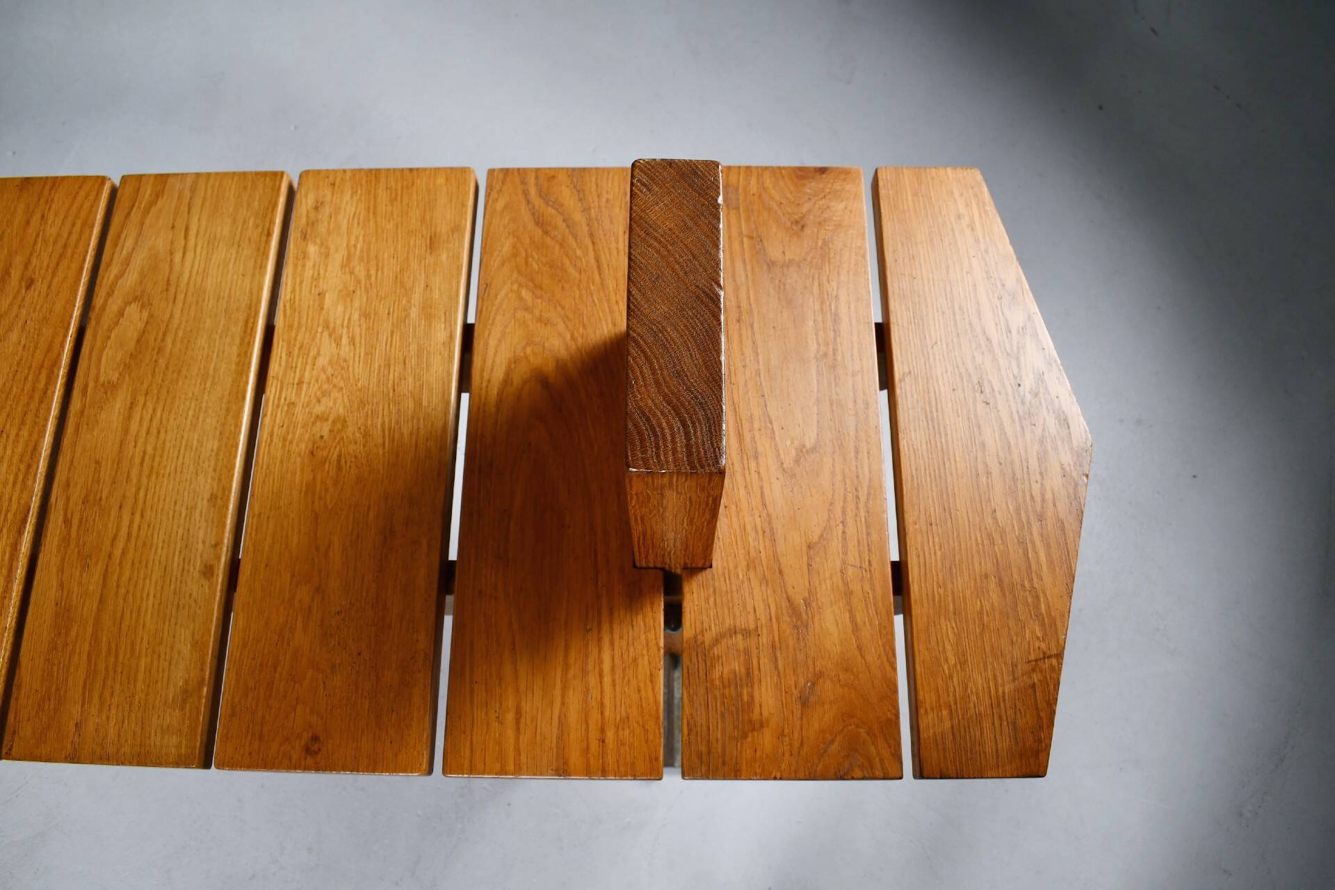 Prototype de banc par Olof Pira. Suède, années 1970.