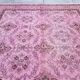 Oushak Turkish Pink Vintage Rug sku 1083