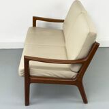 Vintage Two-Seater Senator Sofa in Teak by Ole Wanscher for Cado, 1970s