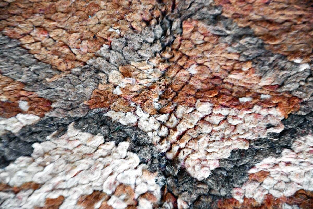 Vintage Beni Mguild Moroccan Berber rug