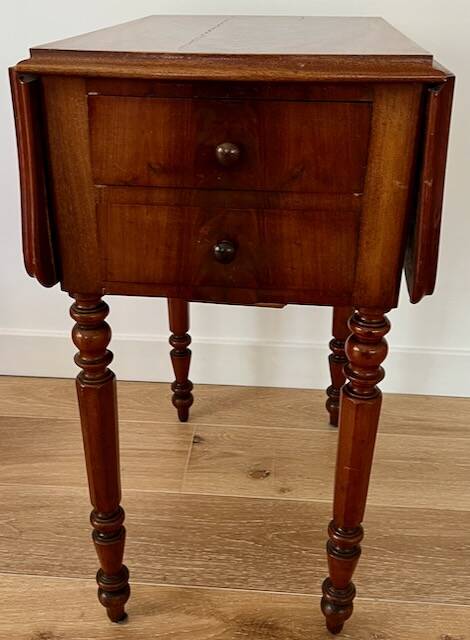 19th century mahogany bedside table