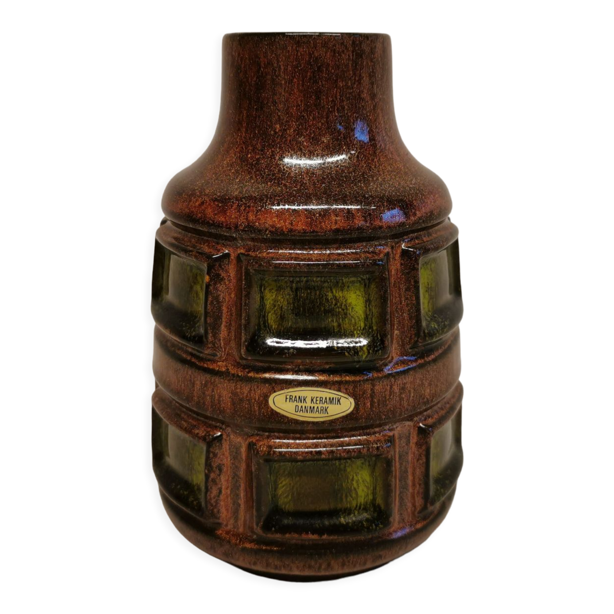 Vase in a timeless design, made by Frank ceramics Denmark 1960s.