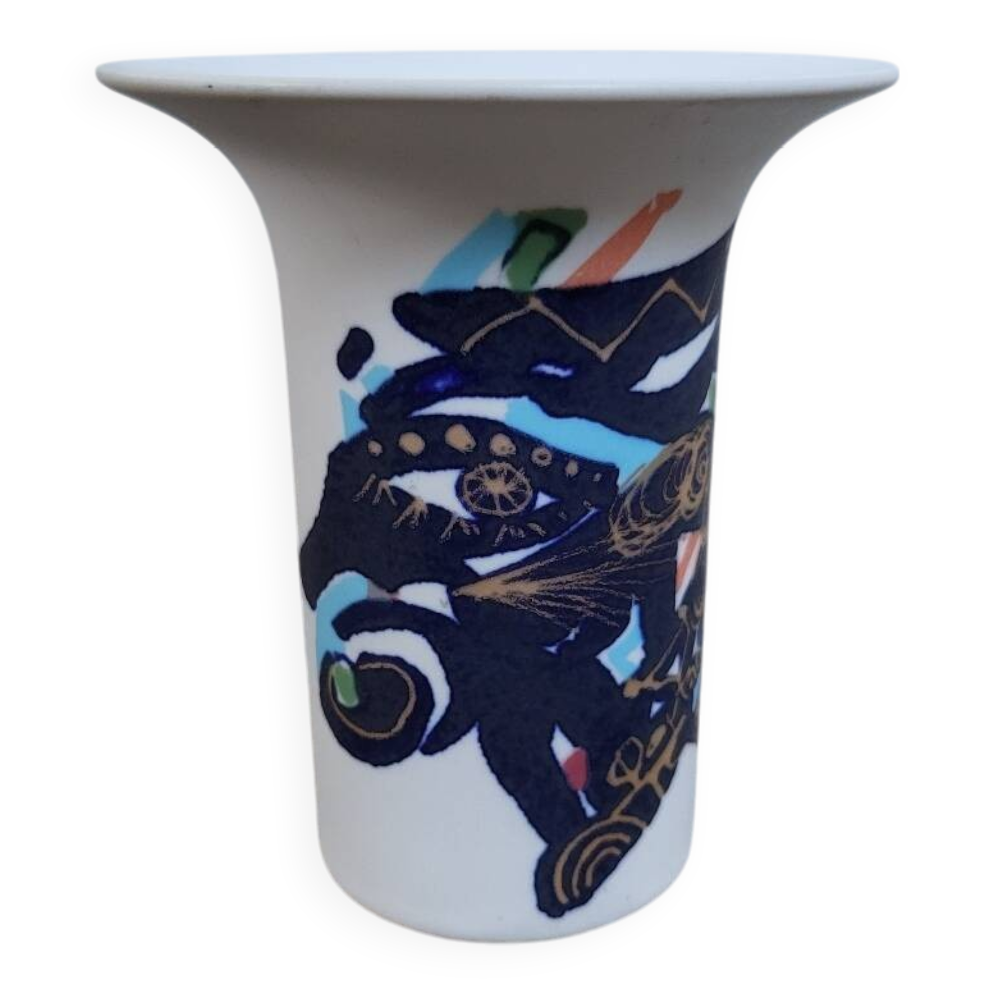 Rosenthal Gilbert Portanier Ceramic Vase / Abstract